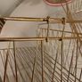 Ikea Kallax wire baskets brass colour Image 6