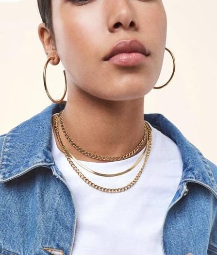 Capri Gold Necklace size medium