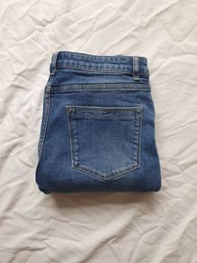 reiss regular jeans size 29r button fly denim have been shortened to 26 leg like new