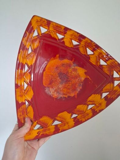 Glentsakis Ceramics "Fat Lava" Drip Glaze Bowl