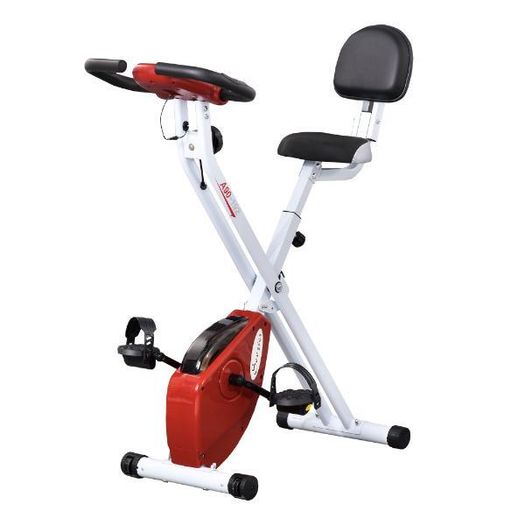 Foldable Exercise Bike with LCD Monitor