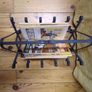 Vintage Wrought Iron Magazine Rack Image 3