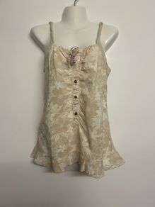 Murphy and NYE sleeveless blouse, size L