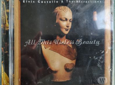 Elvis Costello & The Attractions - All This Useless Beauty CD (1996) Art Rock Power Pop EX+