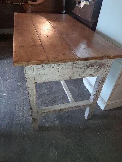 Antique Irish Pin Table 48&3/4" long