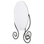 Vintage Ikea Myken Wrought Iron Freestanding Tabletop Mirror Image 4