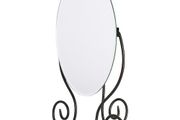 Vintage Ikea Myken Wrought Iron Freestanding Tabletop Mirror