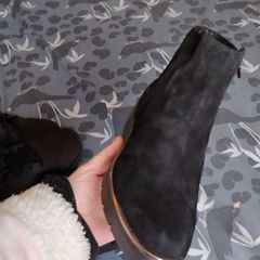 beautiful new comfort fit bliss light weight black  suede boots