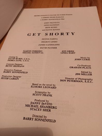 Get Shorty Film Photography 90s