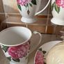 Newbridge Home Rose 5 Unused Mugs & Matching Candle Holdrr Image 2