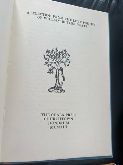 W B Yeats Cuala Press 8 Books J M Synge Seven Poems