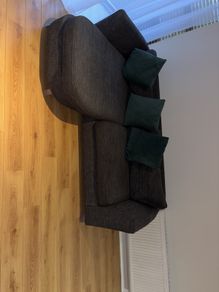 Grey Right Hand side L-shaped couch