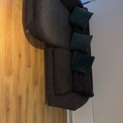 Grey Right Hand side L-shaped couch