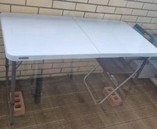 Folding Table & Chair - Height Adjustable