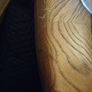 Round oak table with chairs Image 4