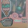BNIB Girls Ice Cream Nail Set Image 2