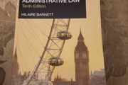 Constitutional &amp; Administrative Law. Tenth Edition.  By Hilaire Barnett. Large Volume Paperback In Good Condition.