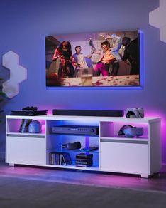 Tv Cabinet With Led Lighting