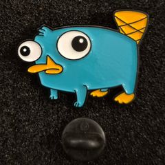 Perry the platypus, Pin back badge.