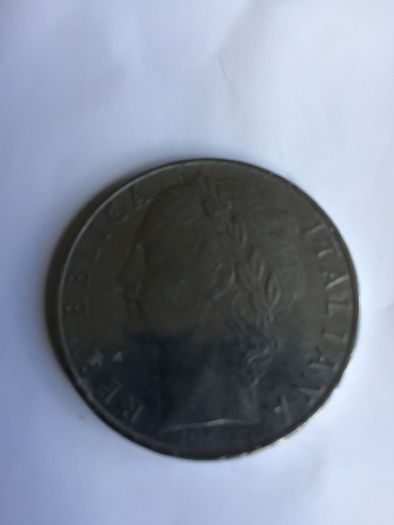 1956 Italy 100 Lira coin