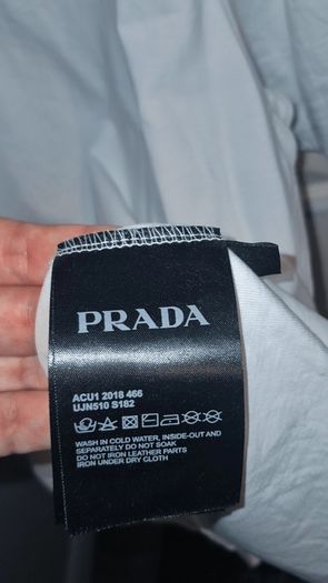 Prada mens brand white txshirt XXL