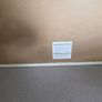 White Overmantel Mirror with beaded detail Image 4