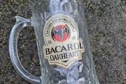 Bacardi Oakheart glasses x3