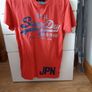 superdry t shirt red size s Image 2