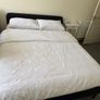 bed + mattress + bedside Image 2