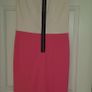 Ladies Dress Regine Pink & Cream Image 4
