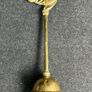 Vintage Brass Fireplace Tool Set. Tongs broken Image 3