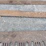 Three vintage crosscut saw blades, Image 8