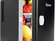 main image for ad _2-in-1 Mini Fridge, 4 Litres, with Cooling and Heating Function, 12 Volts using Cigarette Lighter and 230 Volts Socket for Cars, Offices and Dorms.