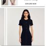 Sandro Black Midi dress Image 2