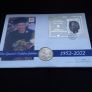 Queen Elizabeth II 2002 Golden Jubilee Coin and Mini-Sheet Stamp Cover ( Gibraltar 1 Crown ) Image 2
