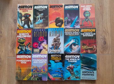 Giant Lot of Isaac Asimov Books