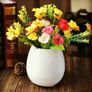 Bluetooth Speakers Rechargeable Smart Music Flower Pot with colorful Breathing Night Light for Indoor/Outdoor Office Home Decor Festivel Gift (White/Plants DO NOT included) Image 7