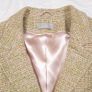 Wallis Beige Light Green Textured Tweed Two-Button Tailored Blazer Jacket 10-12UK/38-40EU Image 5