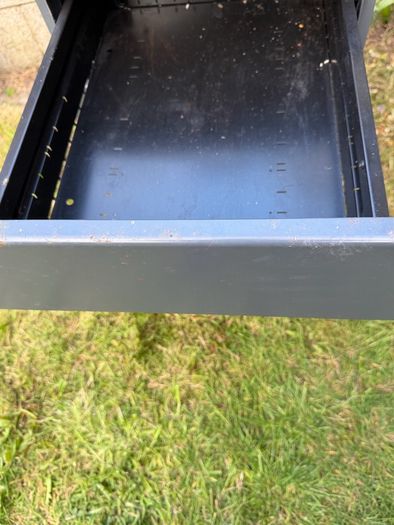 Metal filing cabinet
