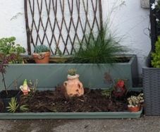 Shallow planters x2