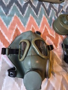 Two masks military for halloween