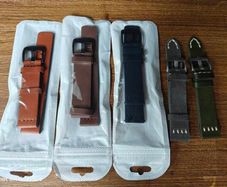 Leather watch strap 20mm