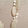Cream bead necklace Image 2