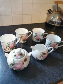 The leonardo collection redoute rose set of 6