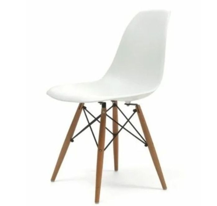 Eames style dining chair white