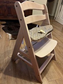 high chair Hauck wooden babychair