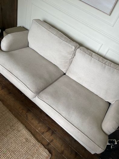 3 seater couch & 2 seater couch beige set
