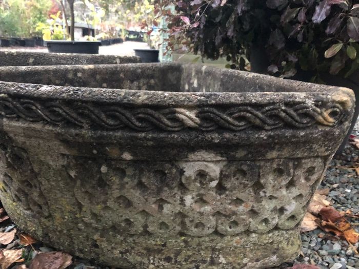 Stone Planters x 2