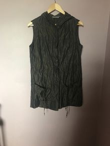 Personal Choice sleeveless jacket with hood size 16