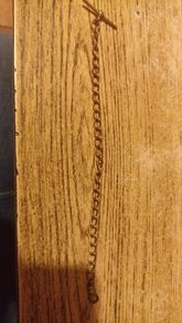 9ct gold t bar pocket watch chain
